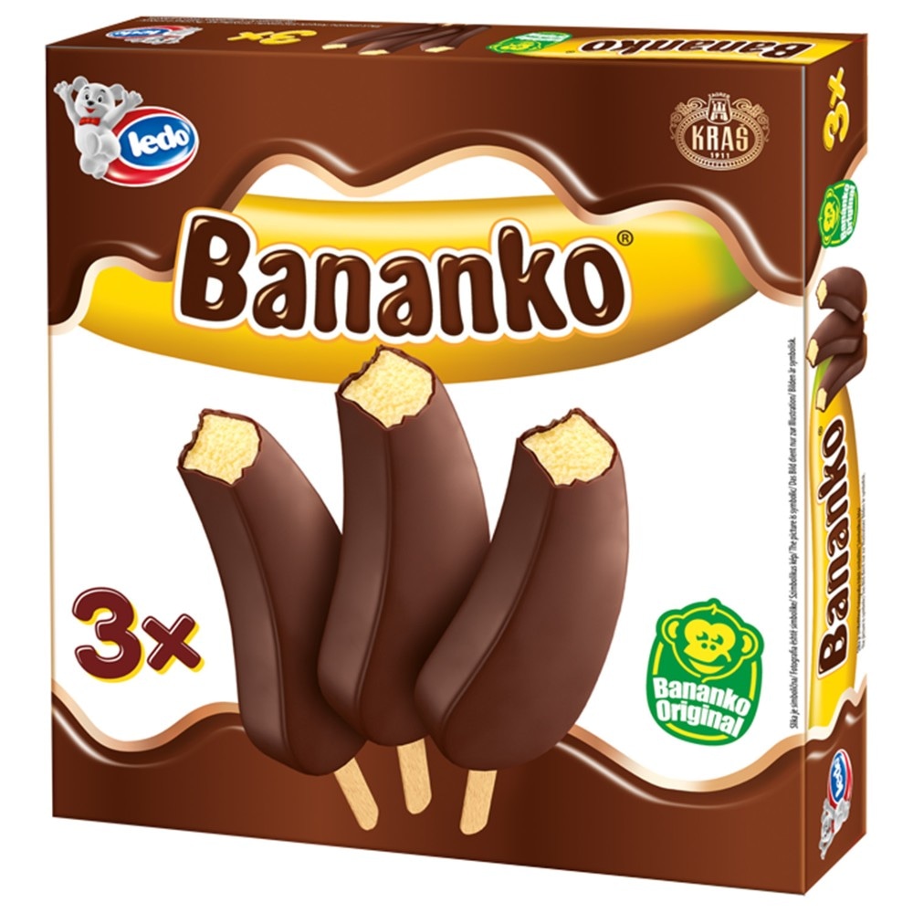 BANNANKO Sladoled 3x85ml Akcija u trgovini Konzum