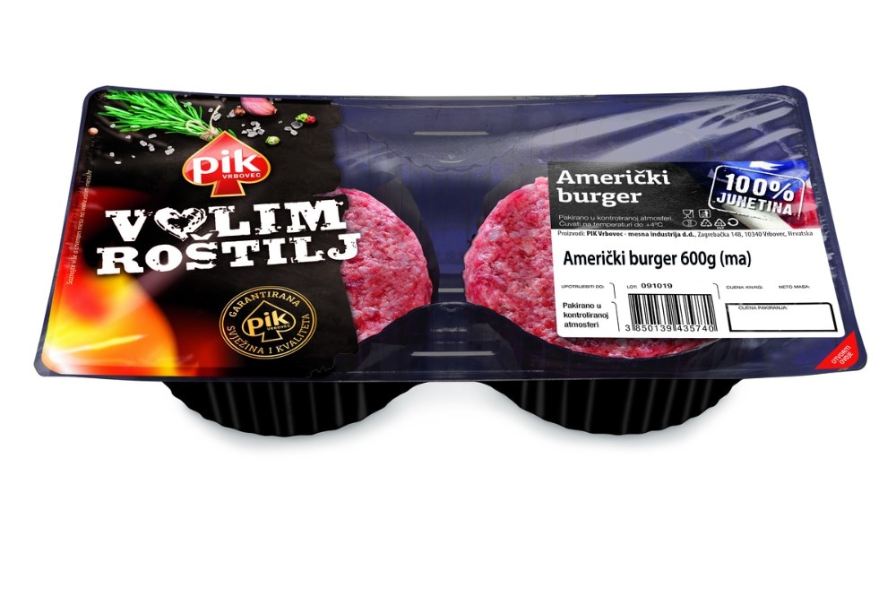 Pik Američki burger 600 g - Akcija u trgovini Ribola
