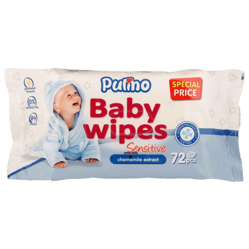 Maramice vlažne Baby Sensitive Pultino 72 kom Akcija u trgovini NTL