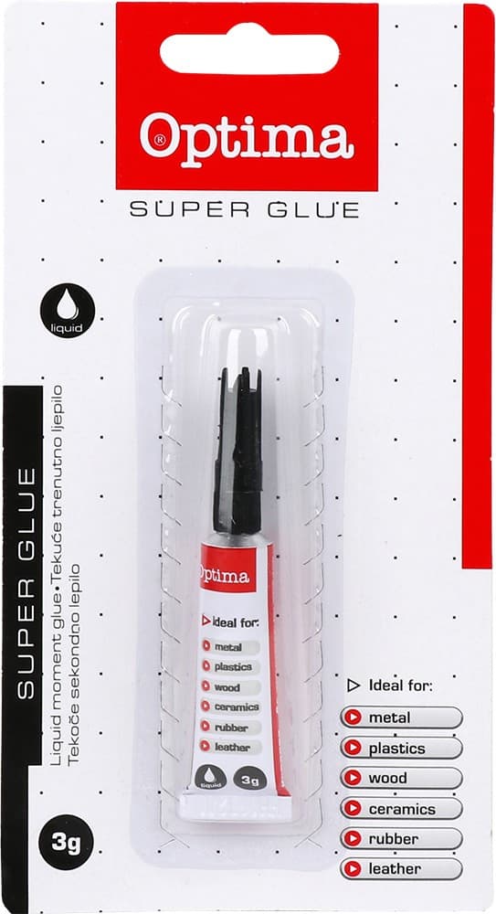 Ljepilo superglue tekuće Optima 3 g Akcija u trgovini KTC