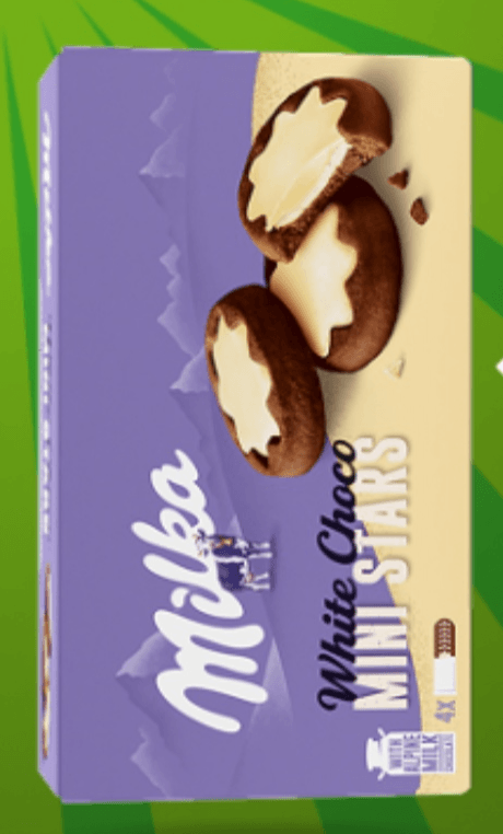 Milka White choco mini stars 150g - Akcija u trgovini Žabac