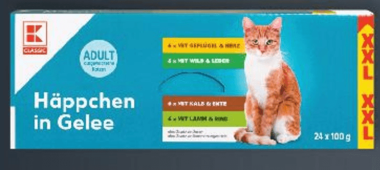 Classic Hrana za mačke u želeu Häppchen 24x100 g K Classic - Akcija u trgovini Kaufland