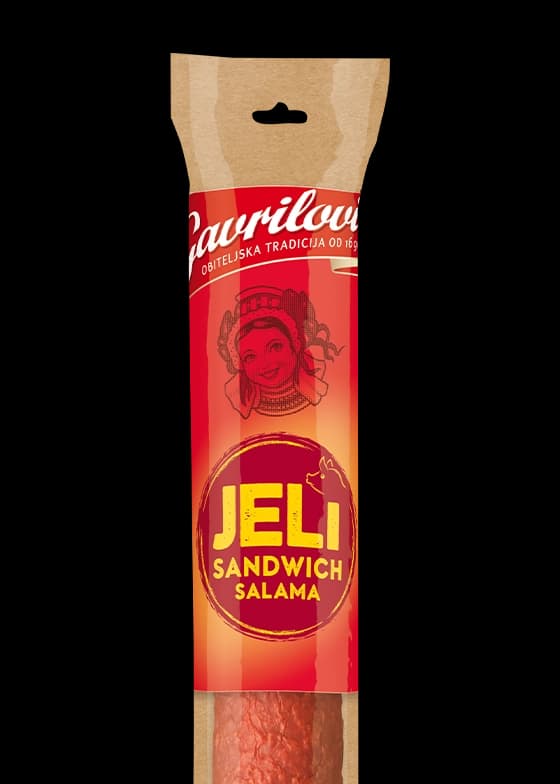 Salama Jeli sandwich Gavrilović Akcija u trgovini Bakmaz