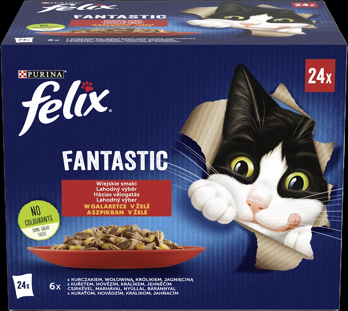 Felix Fantastic Hrana za mačke 24x 85 g Akcija u trgovini Plodine
