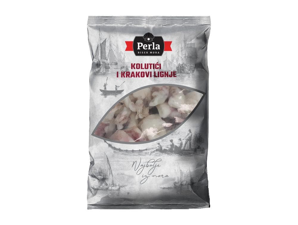Perla kolutići i krakovi lignje 350 g Akcija u trgovini Tommy