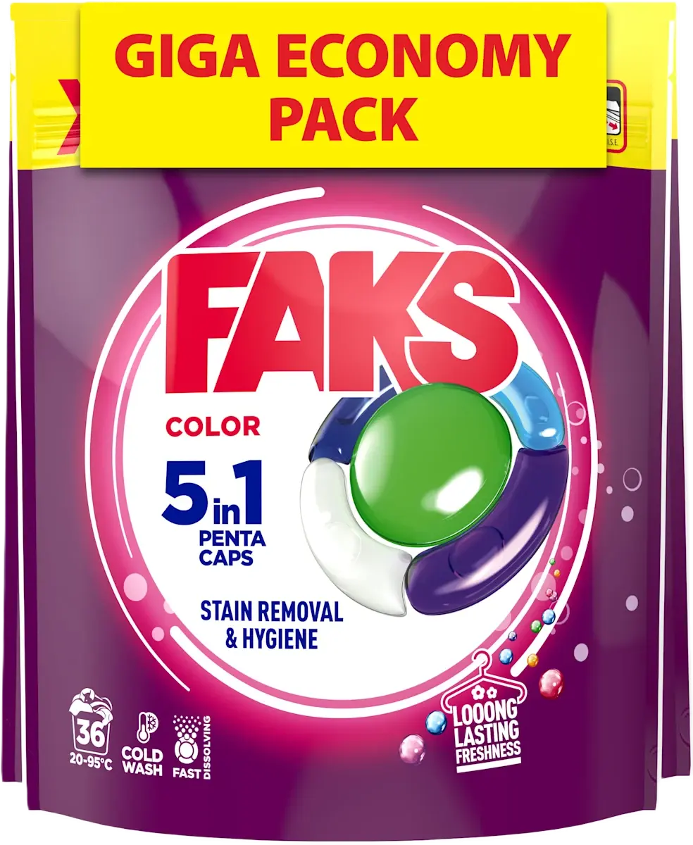 Faks kapsule za pranje rublja 36 pranja Akcija u trgovini Trgovina Krk