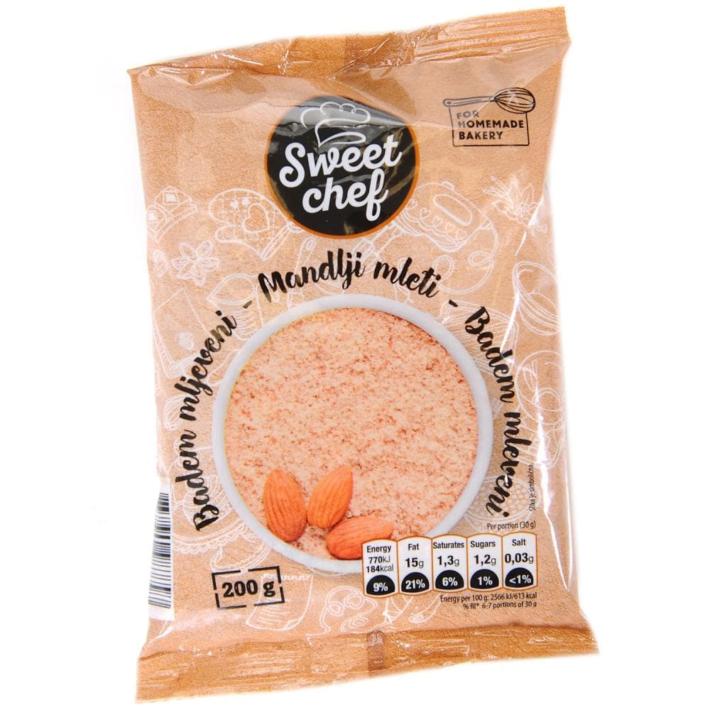 Sweet Chef Badem mljeveni 200g Akcija u trgovini Konzum