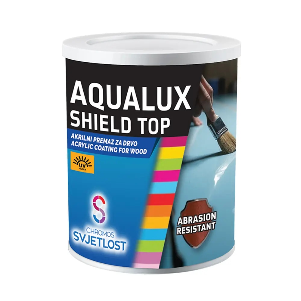 Specijalni premaz za drvo Aqualux Shield Top 0.5 l Akcija u trgovini Pevex