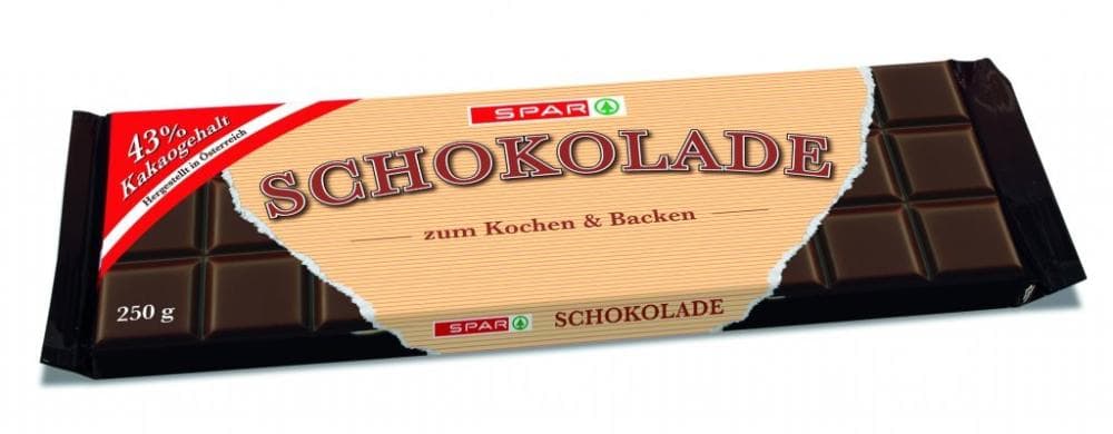 Čokolada za kuhanje 250 g Spar Akcija u trgovini Spar
