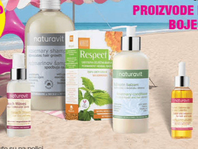 Odabrani Naturavit proizvodi i Respect boje za kosu Akcija u trgovini Bipa