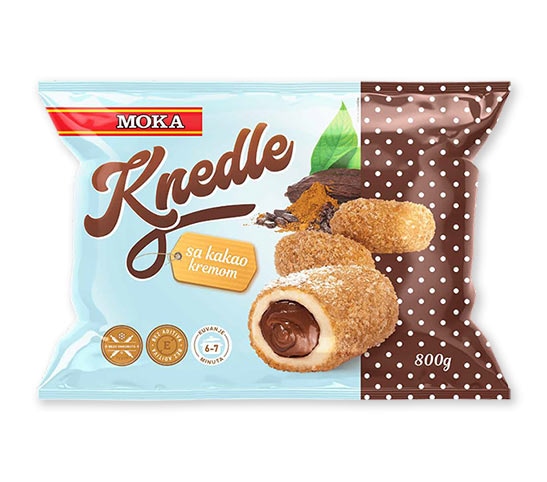 Moka Knedle s kakao kremom 800 g - Akcija u trgovini Trgovina Krk