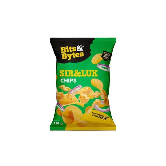 Bits&Bytes Čips 150 g Akcija u trgovini Plodine