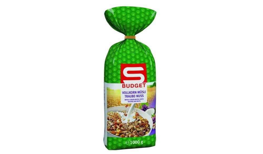 Budget Vollkorn-Müsli voćni müsli 1 kg - Akcija u trgovini Spar