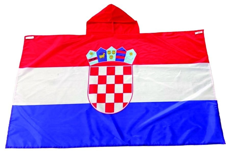 Zastava kabanica Cro Fan 1 kom - Akcija u trgovini NTL