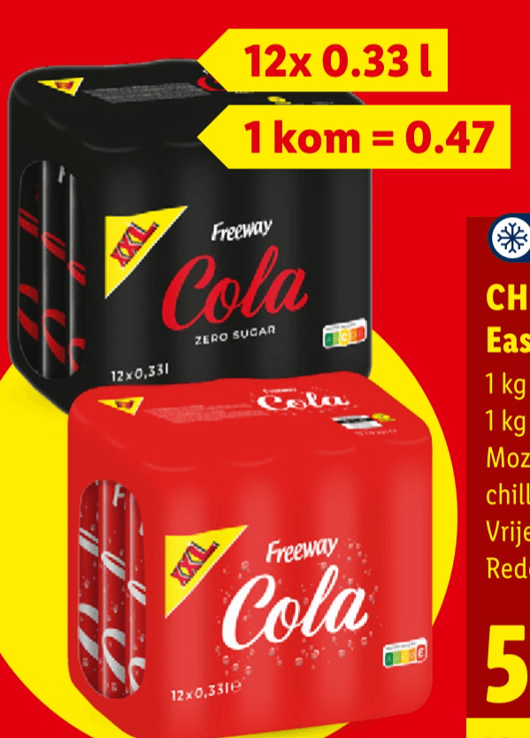 Freeway Cola 12 x 0.33 L Akcija u trgovini Lidl