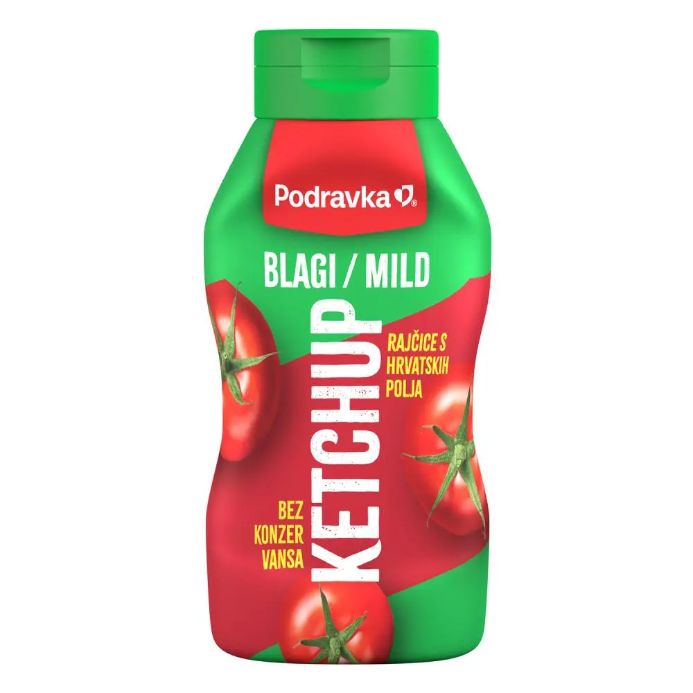 Podravka blagi ketchup 500 g Akcija u trgovini Bakmaz
