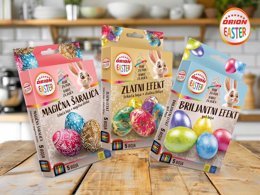 Tekuća boja za hladnu vodu 5 kom ORION - Akcija u trgovini Bakmaz