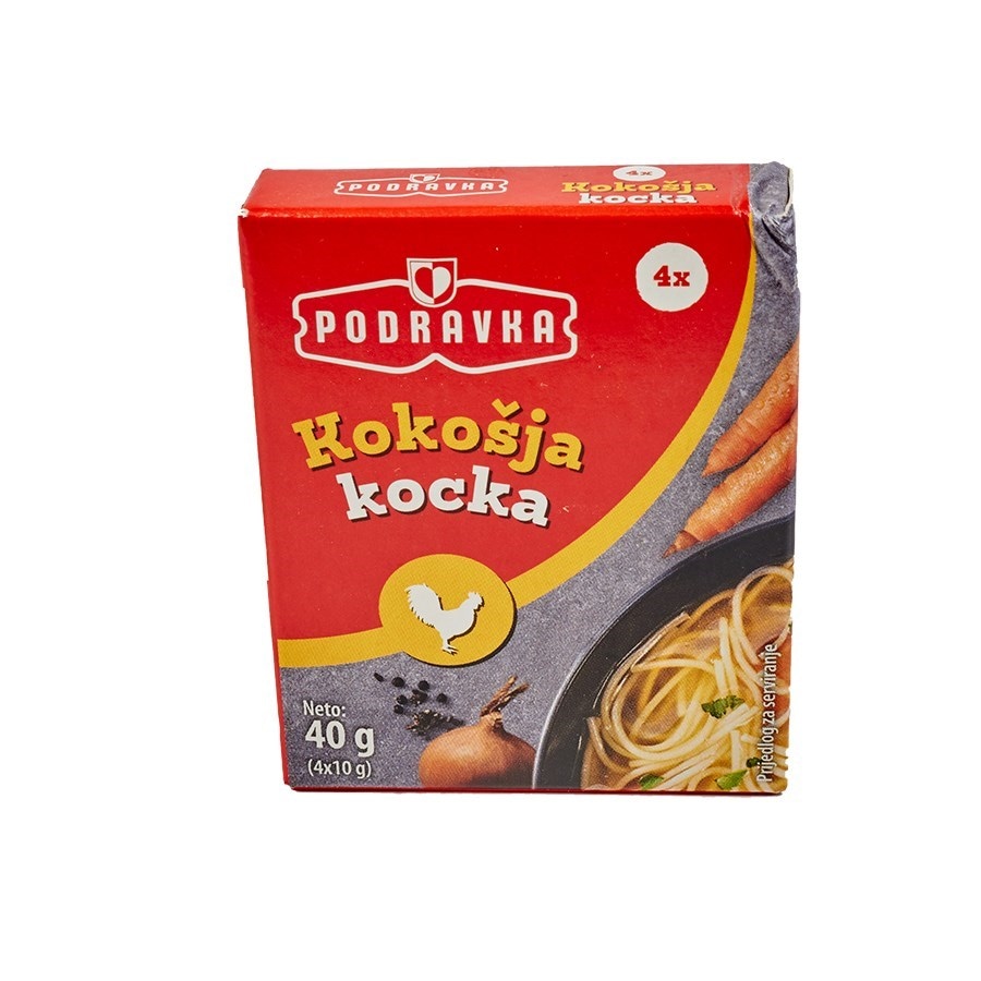 Kocka Podravka 40 g Akcija u trgovini Boso