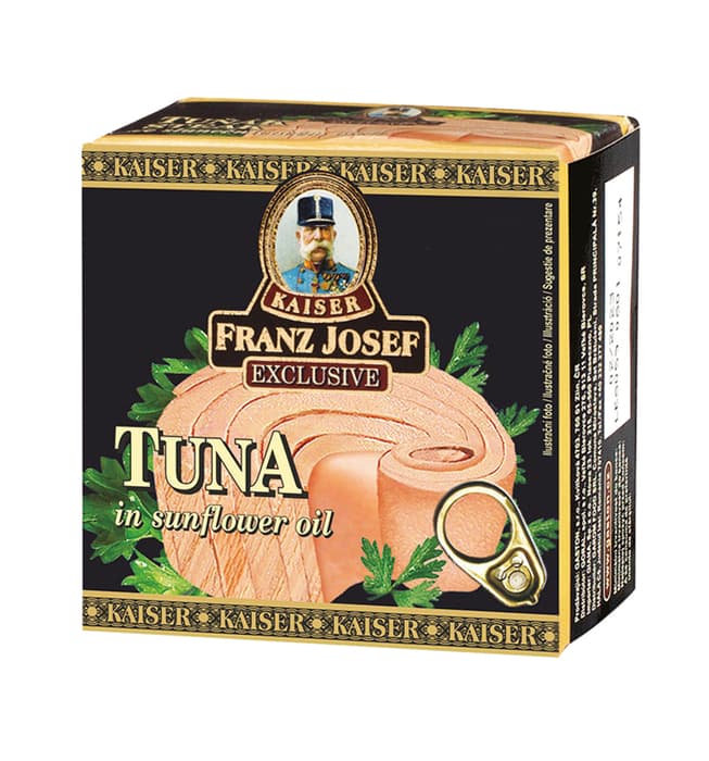 Franz Josef Tuna u suncokretovom ulju 4x80 g Akcija u trgovini Gavranović