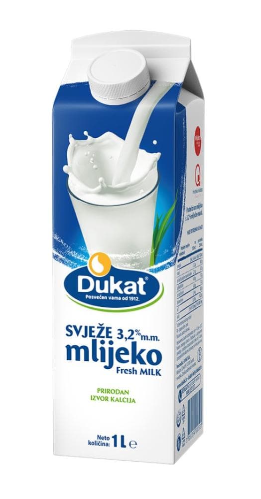 Dukat Svježe mlijeko 1 l Akcija u trgovini Plodine