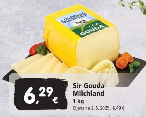 Sir Gouda 1 kg Milchland Akcija u trgovini Spar