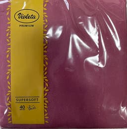 Violeta salvete bordeaux