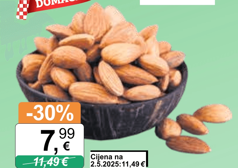 Badem domaći Dodir prirode - Akcija u trgovini KTC