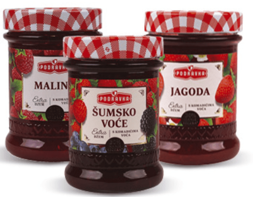 Podravka džem extra 320g - Akcija u trgovini Konzum