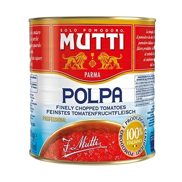 Polpa sitno sjeckana rajčica 2,5 kg Mutti Akcija u trgovini Stanić Diskont