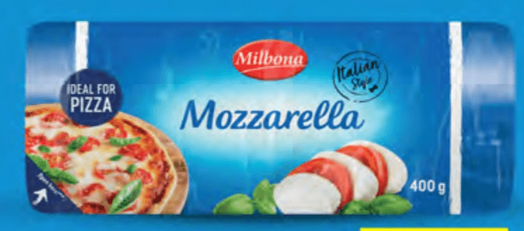 Milbona Mozzarella 400 g Akcija u trgovini Lidl