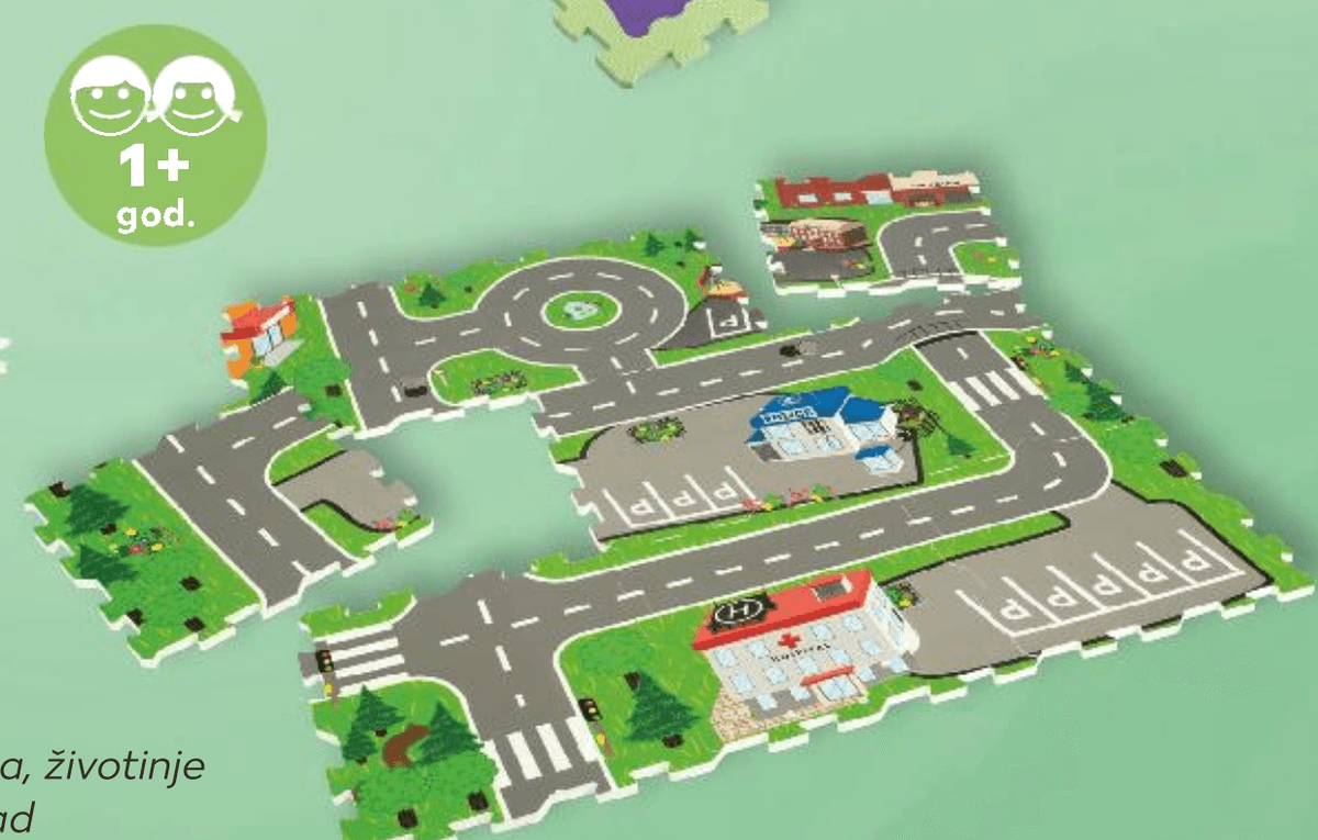 Puzzle podloga pakiranje Kid Land - Akcija u trgovini Kaufland