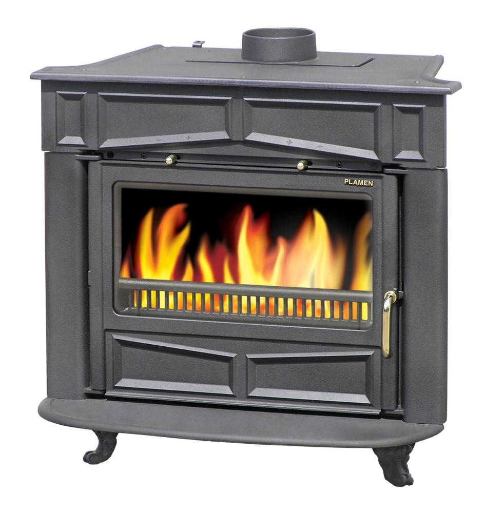 Kamin na kruto gorivo Glas Franklin Plamen Ø 150 mm, 147 kg Akcija u trgovini Pevex