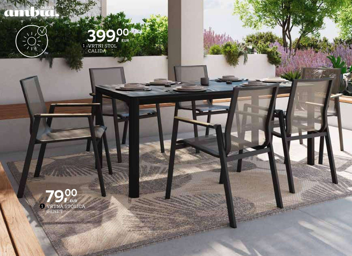 Vrtna stolica Genet - Akcija u trgovini Lesnina