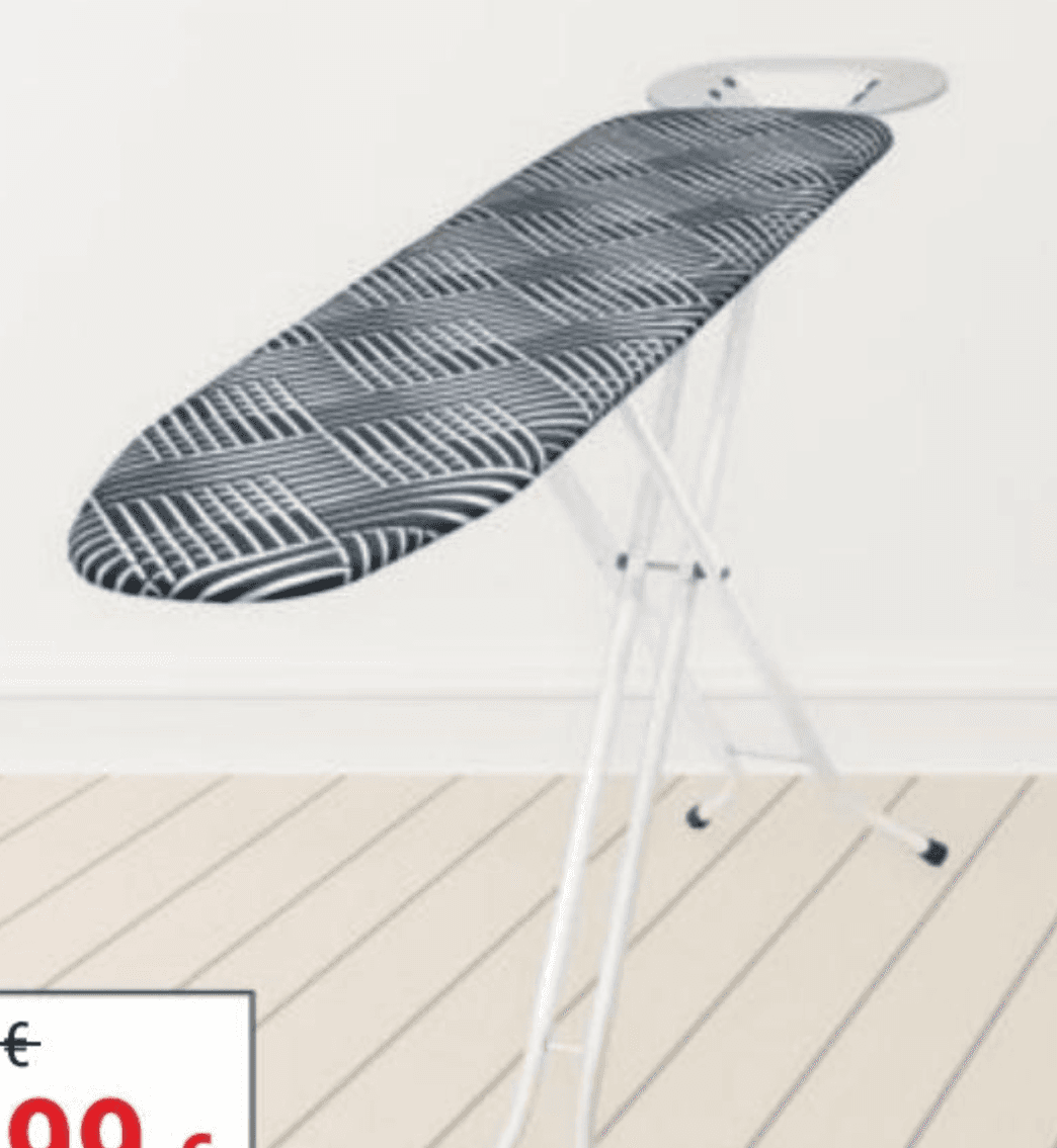 Daska za glačanje 120x38 cm Akcija u trgovini Merkury