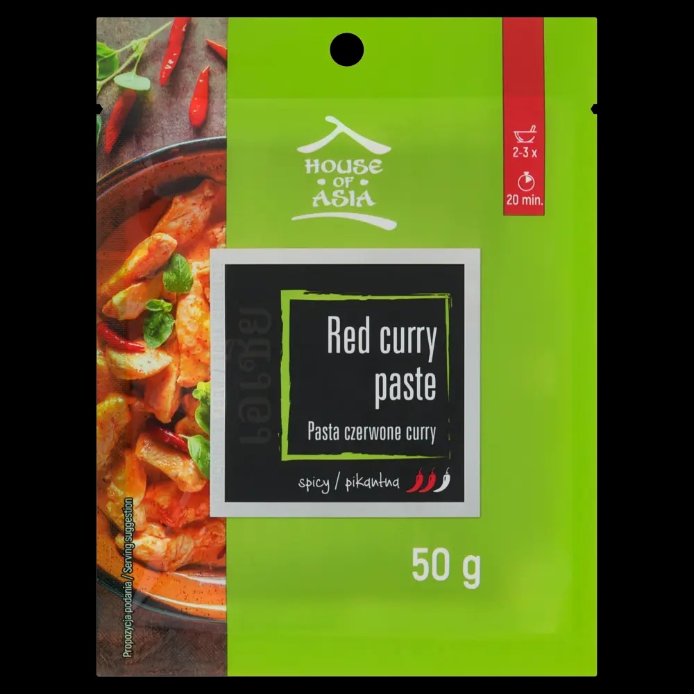 House of Asia Zelena Curry Pasta 50 g - Akcija u trgovini Tommy