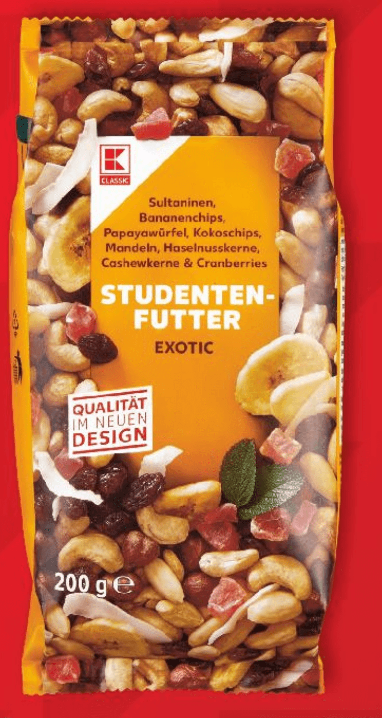 Studenten Futter Exotic 200 g Classic - Akcija u trgovini Kaufland