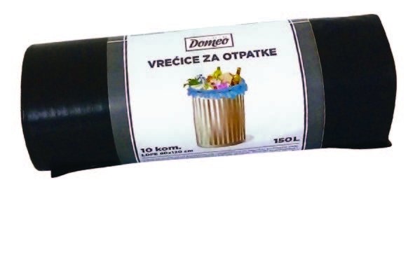 Domeo vrećice za smeće 15/1, 70 L, 60 x 80 cm Akcija u trgovini NTL