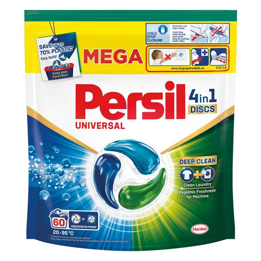 Persil 4in1 Discs Universal 60 kom Akcija u trgovini Lidl