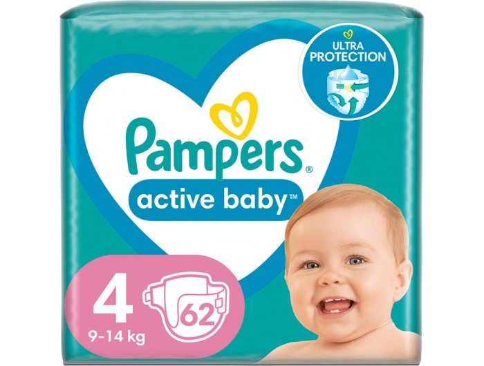Pampers Active Baby dječje pelene S4 62 kom Akcija u trgovini KTC