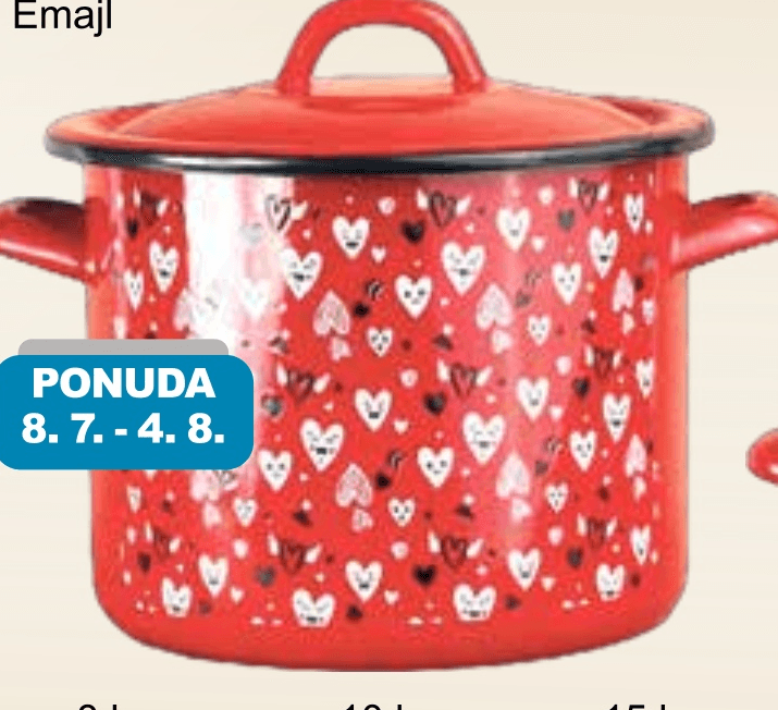 Lonac s poklopcem 15 l Akcija u trgovini KTC