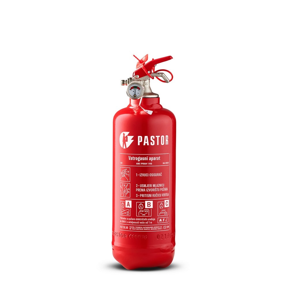 Vatrogasni aparat P1, 1 kg PASTOR Akcija u trgovini Bauhaus