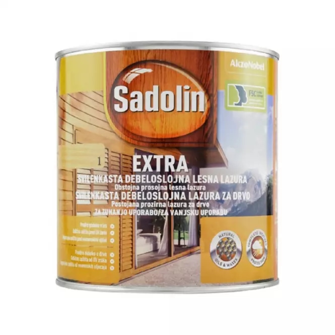 Sadolin Extra debeloslojna lazura za drvo 2,5 l Akcija u trgovini Bauhaus