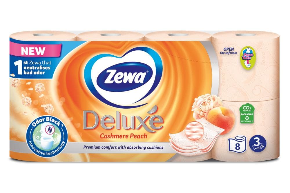 Toaletni papir Zewa Deluxe Breskva 1 pakiranje Akcija u trgovini Boso