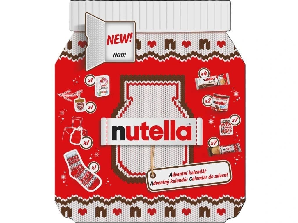Adventski kalendar Nutella 528 g Akcija u trgovini Interspar