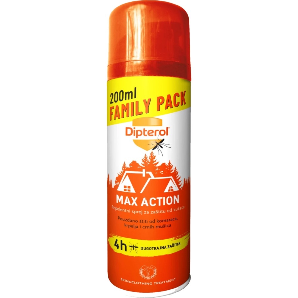 Dipterol XXL max action sprej 200 ml - Akcija u trgovini Bipa