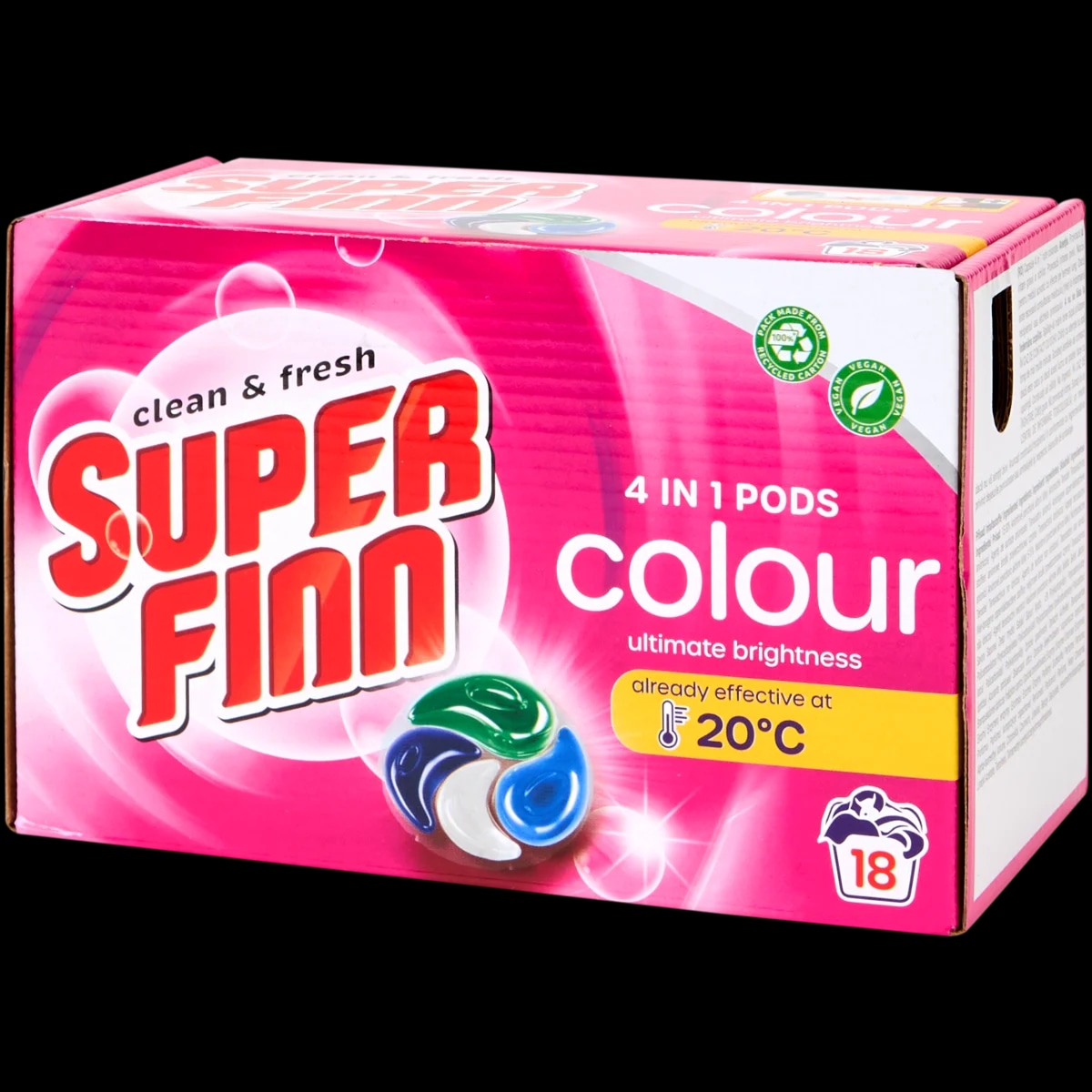 Superfinn kapsule 4-u-1 za šareno rublje 18 pranja Akcija u trgovini Action