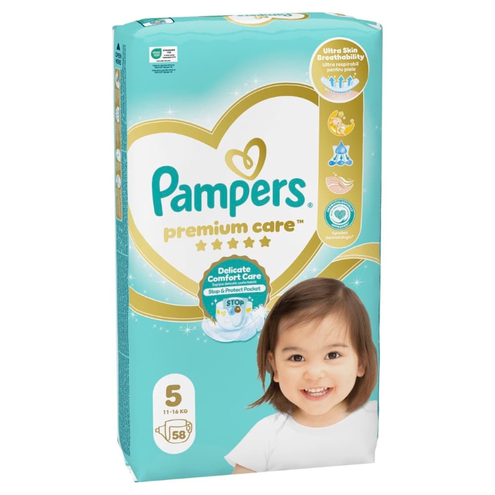 Pampers dječje pelene 58 kom - 78 kom Akcija u trgovini Tommy