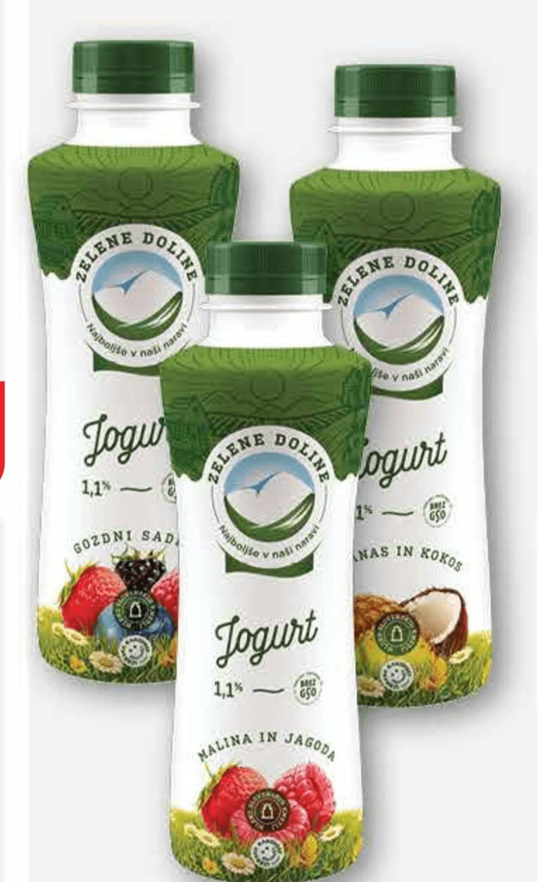 Zelene doline probiotički jogurt 500 g Akcija u trgovini Plodine