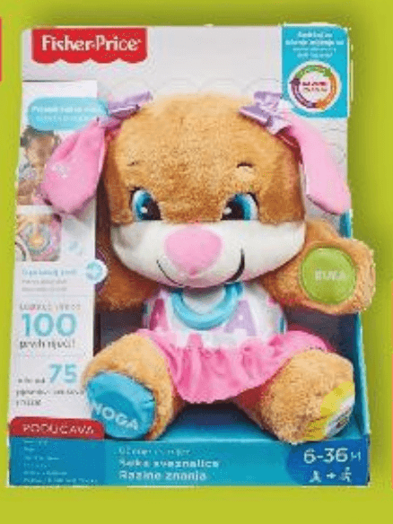 Psić ili seka sveznalica komad Fisher-Price - Akcija u trgovini Kaufland