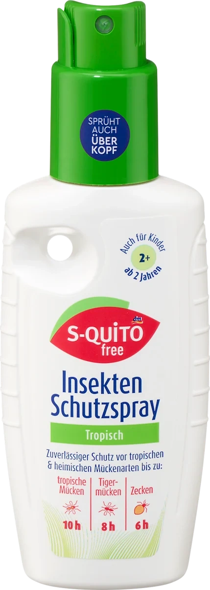 S-QUITO free sprej za zaštitu od tropskih insekata 100 ml Akcija u trgovini Dm